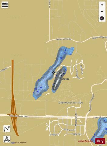 Sweeney depth contour Map - i-Boating App