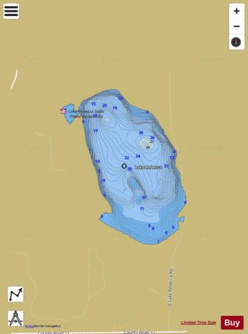 Rebecca depth contour Map - i-Boating App