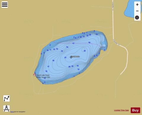 Duck depth contour Map - i-Boating App