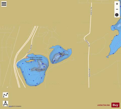 Elms depth contour Map - i-Boating App