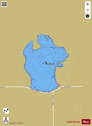 Francis depth contour Map - i-Boating App