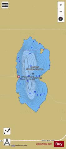 Lory depth contour Map - i-Boating App