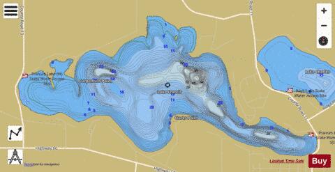 Frances depth contour Map - i-Boating App