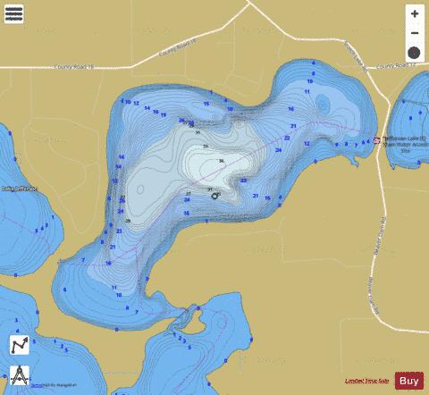 East Jefferson depth contour Map - i-Boating App