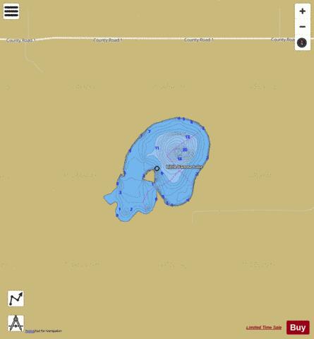 Little Vanose depth contour Map - i-Boating App
