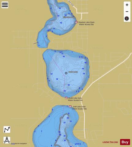 Budd depth contour Map - i-Boating App