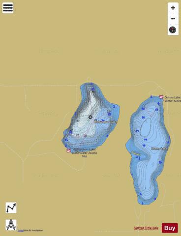 Richardson depth contour Map - i-Boating App