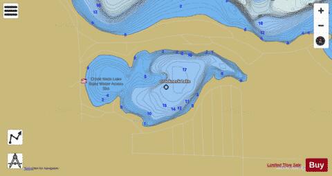 Crookneck depth contour Map - i-Boating App