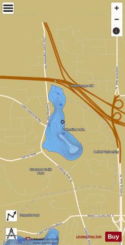 Valentine depth contour Map - i-Boating App