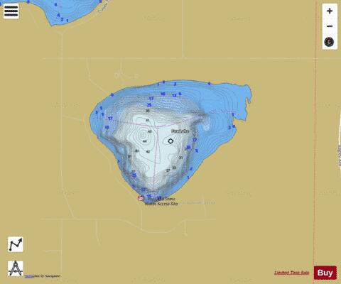 Fox depth contour Map - i-Boating App