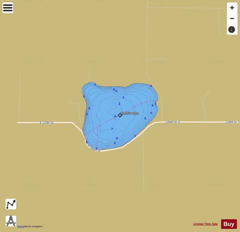 Cynthia depth contour Map - i-Boating App