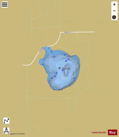 Fish depth contour Map - i-Boating App
