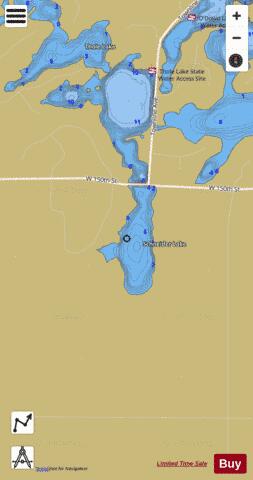 Schneider depth contour Map - i-Boating App