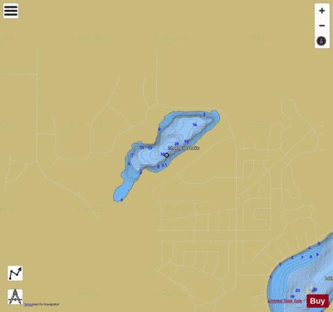 Thompson depth contour Map - i-Boating App