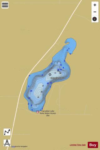 Carnelian depth contour Map - i-Boating App