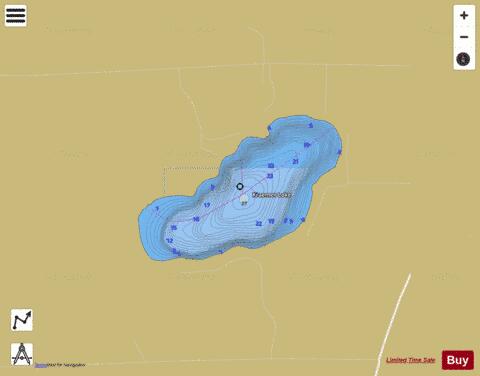 Kraemer depth contour Map - i-Boating App