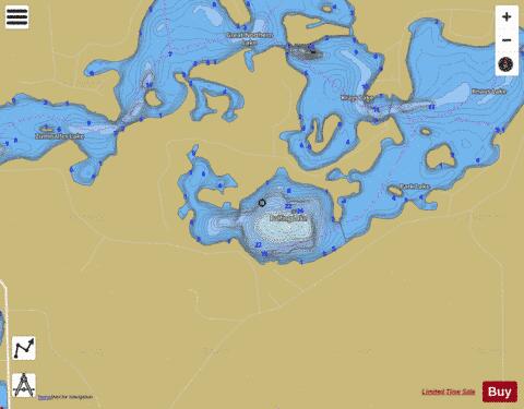 Bolfing depth contour Map - i-Boating App