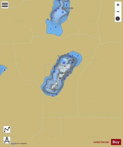 Kalla depth contour Map - i-Boating App