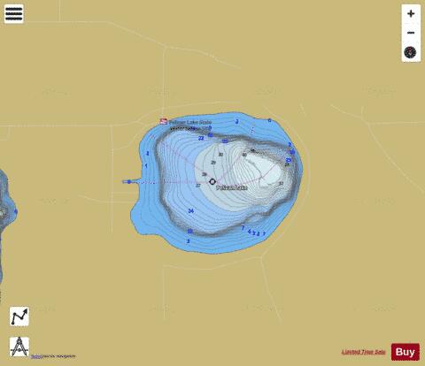 Pelican depth contour Map - i-Boating App