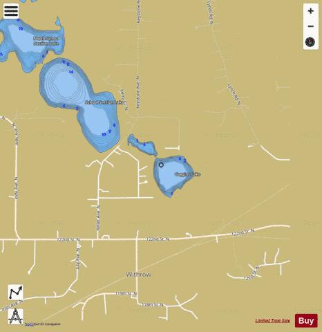 Unnamed (Goggins) depth contour Map - i-Boating App