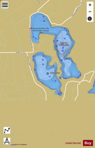 Olson depth contour Map - i-Boating App
