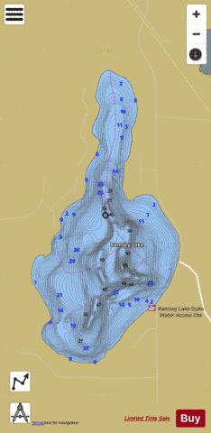 Ramsey depth contour Map - i-Boating App