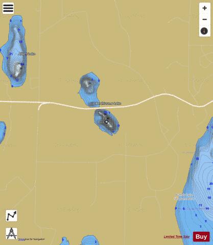 South Berthiaume depth contour Map - i-Boating App
