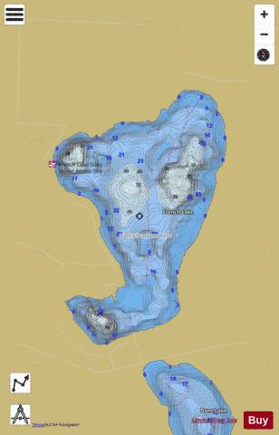 French depth contour Map - i-Boating App
