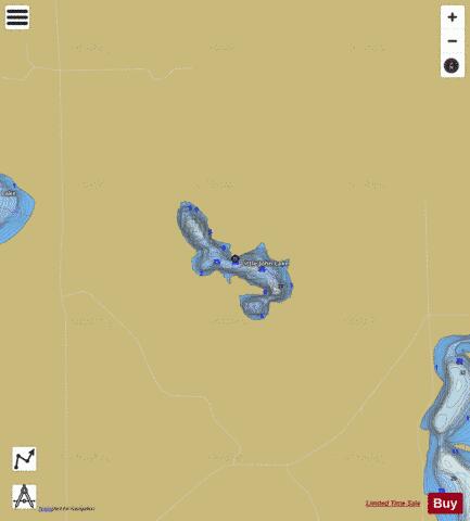 Little John depth contour Map - i-Boating App