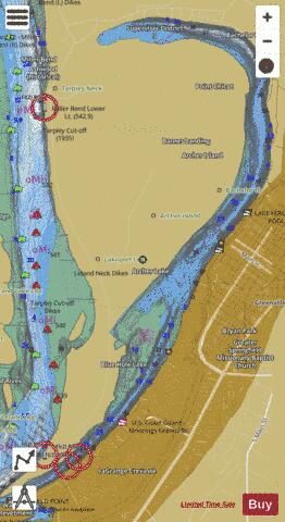 Lake Ferguson depth contour Map - i-Boating App