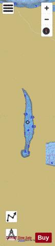Flower Lake depth contour Map - i-Boating App
