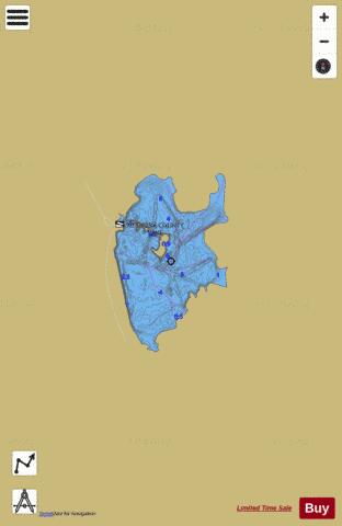Neshoba County Lake depth contour Map - i-Boating App