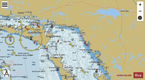 Lakes around Georgian Bay Marine Chart - Nautical Charts App