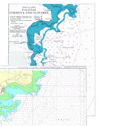 Caletas Cordova and Olivares Marine Chart - Nautical Charts App
