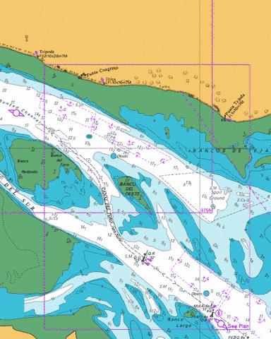 Entrance to Bahia Blanca Marine Chart - Nautical Charts App