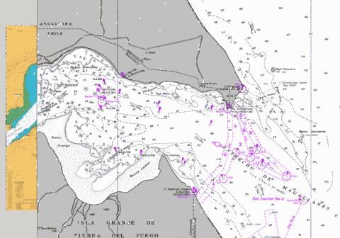 Cabo Virgenes to Primera Angostura Marine Chart - Nautical Charts App
