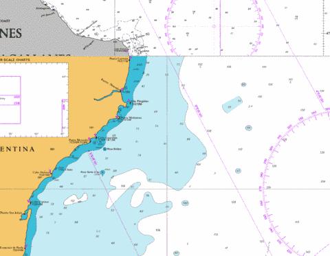 FARO CABO BLANCO A PUERTO SAN JULIAN Marine Chart - Nautical Charts App