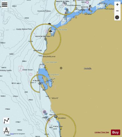 Australia - Port Hedland to Geraldton Marine Chart - Nautical Charts App