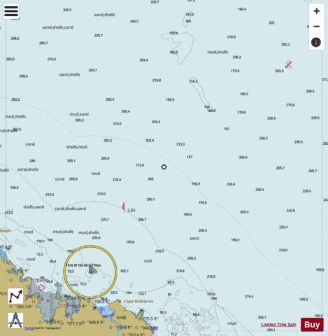 Western Australia - Cape Bernier to Glycosmis Bay Marine Chart - Nautical Charts App