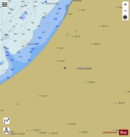 Western Australia - Patterson Shoals Marine Chart - Nautical Charts App
