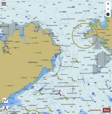 Australia - Northern Territory - Melville Island - Dundas Strait Marine Chart - Nautical Charts App