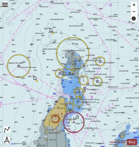 Australia - Western Australia - Montebello Islands and Barrow Island Marine Chart - Nautical Charts App