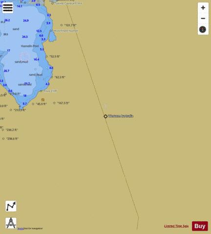 Western Australia - Hamelin Pool Marine Chart - Nautical Charts App