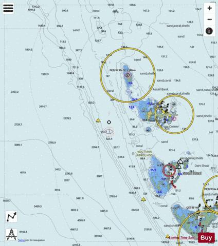 Western Australia - Houtman Abrolhos Marine Chart - Nautical Charts App