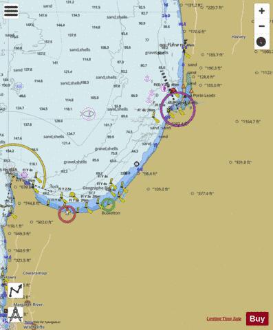 Australia - Western Australia - West Coast - Geographe Bay Marine Chart - Nautical Charts App