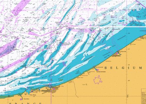Dunkerque to Oostende Marine Chart - Nautical Charts App