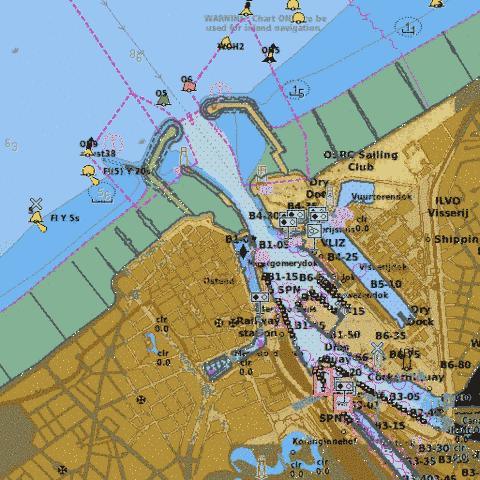 A Oostende Marine Chart - Nautical Charts App