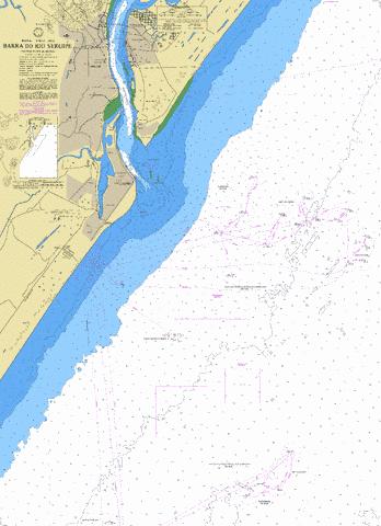 BARRA DO RIO SERGIPE Marine Chart - Nautical Charts App