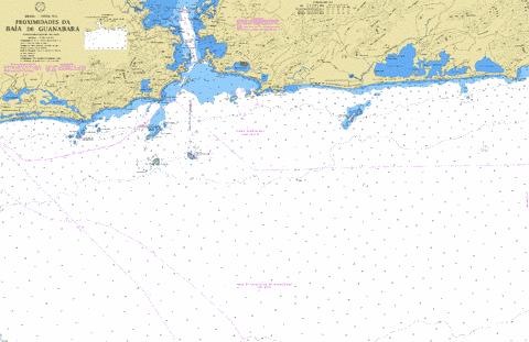 PROXIMIDADES DA BAIA DE GUANABARA Marine Chart - Nautical Charts App