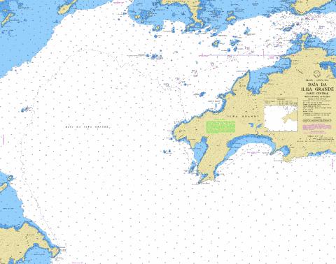 BAIA DA ILHA GRANDE PARTE CENTRAL Marine Chart - Nautical Charts App